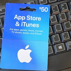 $50 Apple App Store & iTunes Gift Card For $30
